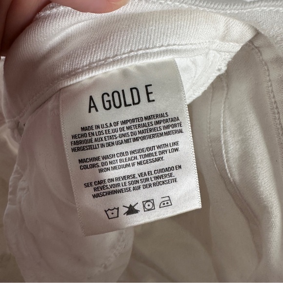 Agolde White Sophie Skinny Ankle Jeans size 27 - Picture 9 of 9
